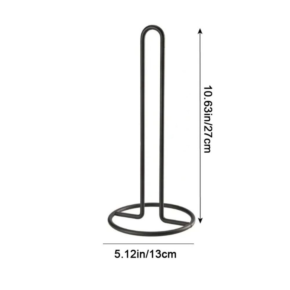 Premium Stainless Steel Paper Towel Holder One Handed Tear Vertical Napkin Rack