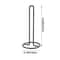 Premium Stainless Steel Paper Towel Holder One Handed Tear Vertical Napkin Rack