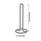 Premium Stainless Steel Paper Towel Holder One Handed Tear Vertical Napkin Rack