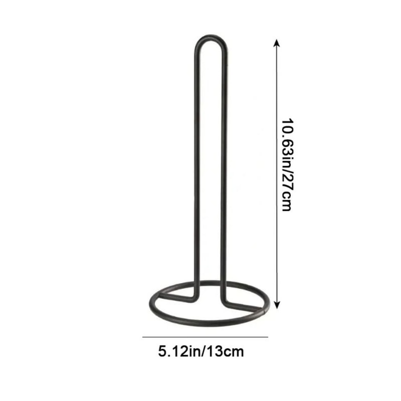 Premium Stainless Steel Paper Towel Holder One Handed Tear Vertical Napkin Rack