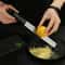 Premium Stainless Steel Kitchen Grater Handheld Cheese Lemon Zester Tool 0
