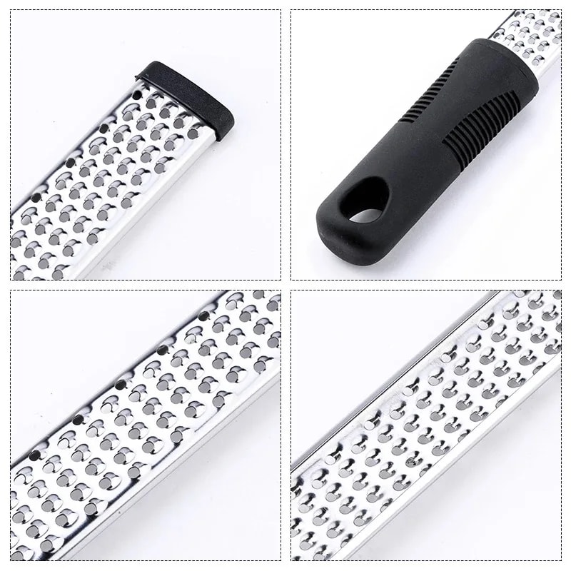Premium Stainless Steel Kitchen Grater Handheld Cheese Lemon Zester Tool 3