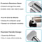 Premium Stainless Steel Toothpaste Squeezer & Tube Roller Dispenser for Ointments & Cosmetics