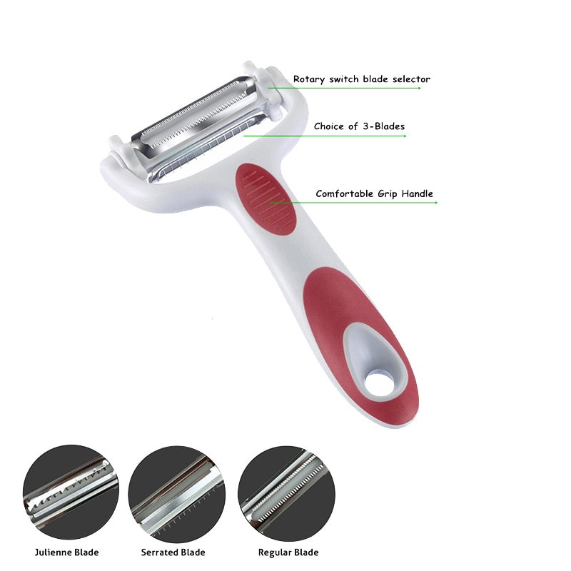 Premium Vegetable Peeler & Citrus Slicer for Kitchen