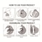 Hands Free Silicone Baby Bottle Holder & Anti Slip Baby Bottle Stand for Effortless Feeding