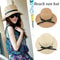 Luxury Foldable Straw Sun Hat For Women Wide Brim Beach Hat 2