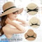 Luxury Foldable Straw Sun Hat For Women Wide Brim Beach Hat 4