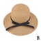 Luxury Foldable Straw Sun Hat For Women Wide Brim Beach Hat 7