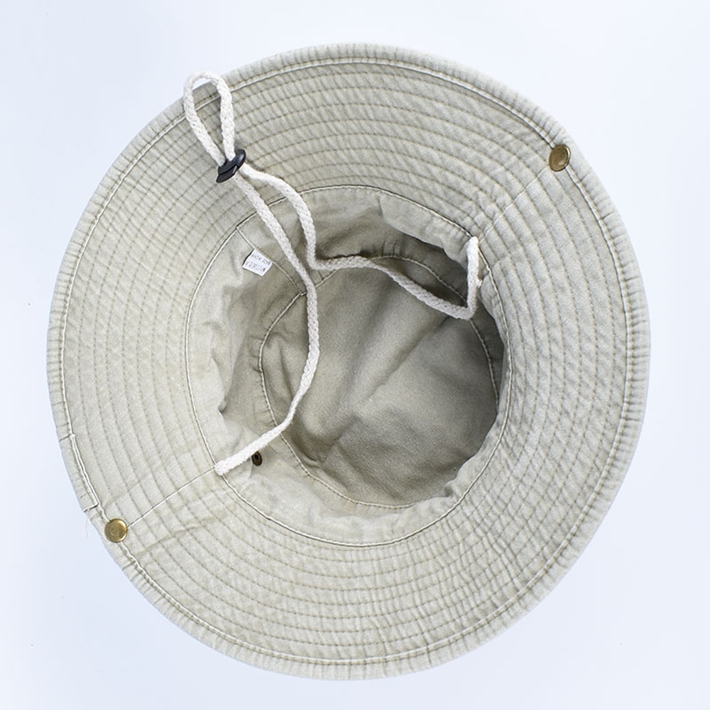 Breathable Cotton Bucket Hat With Wide Brim UV Protection Hat 5