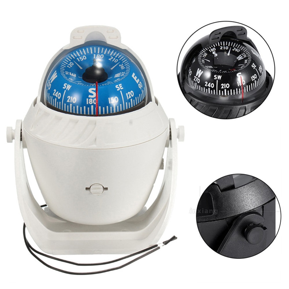 LED Waterproof Nautical Compass for Boat Navigation