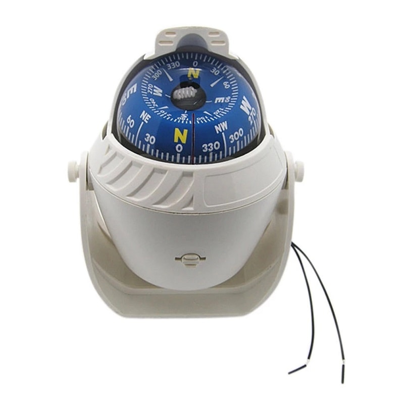 Premium Waterproof Nautical Compass with LED Night Navigation Light