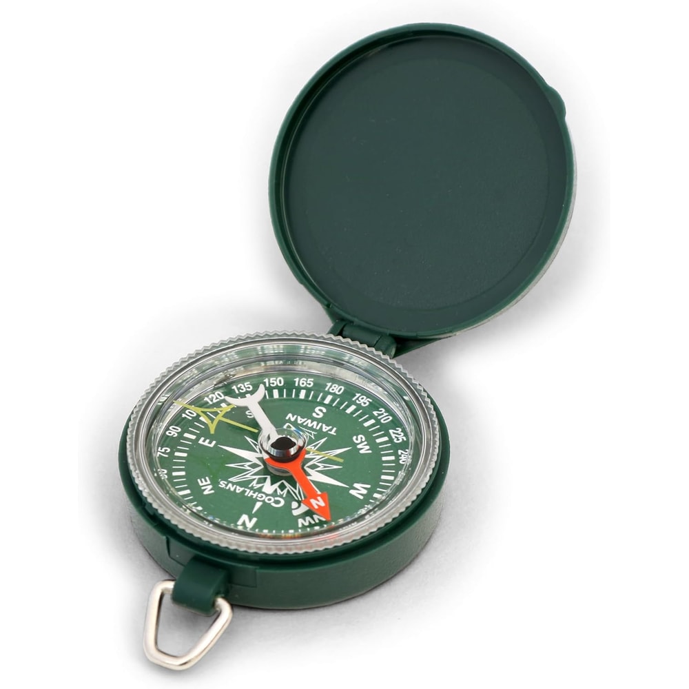 Compact Liquid Filled Compass for Camping, Hiking & Outdoor Navigation