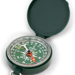 compact liquid filled compass for camping, hiking & outdoor navigation