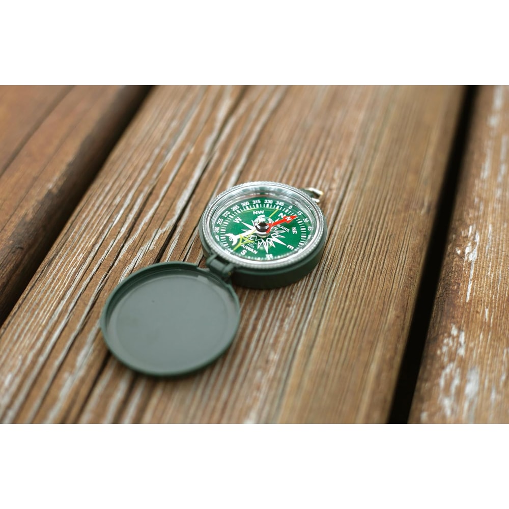 Compact Liquid Filled Compass for Camping, Hiking & Outdoor Navigation