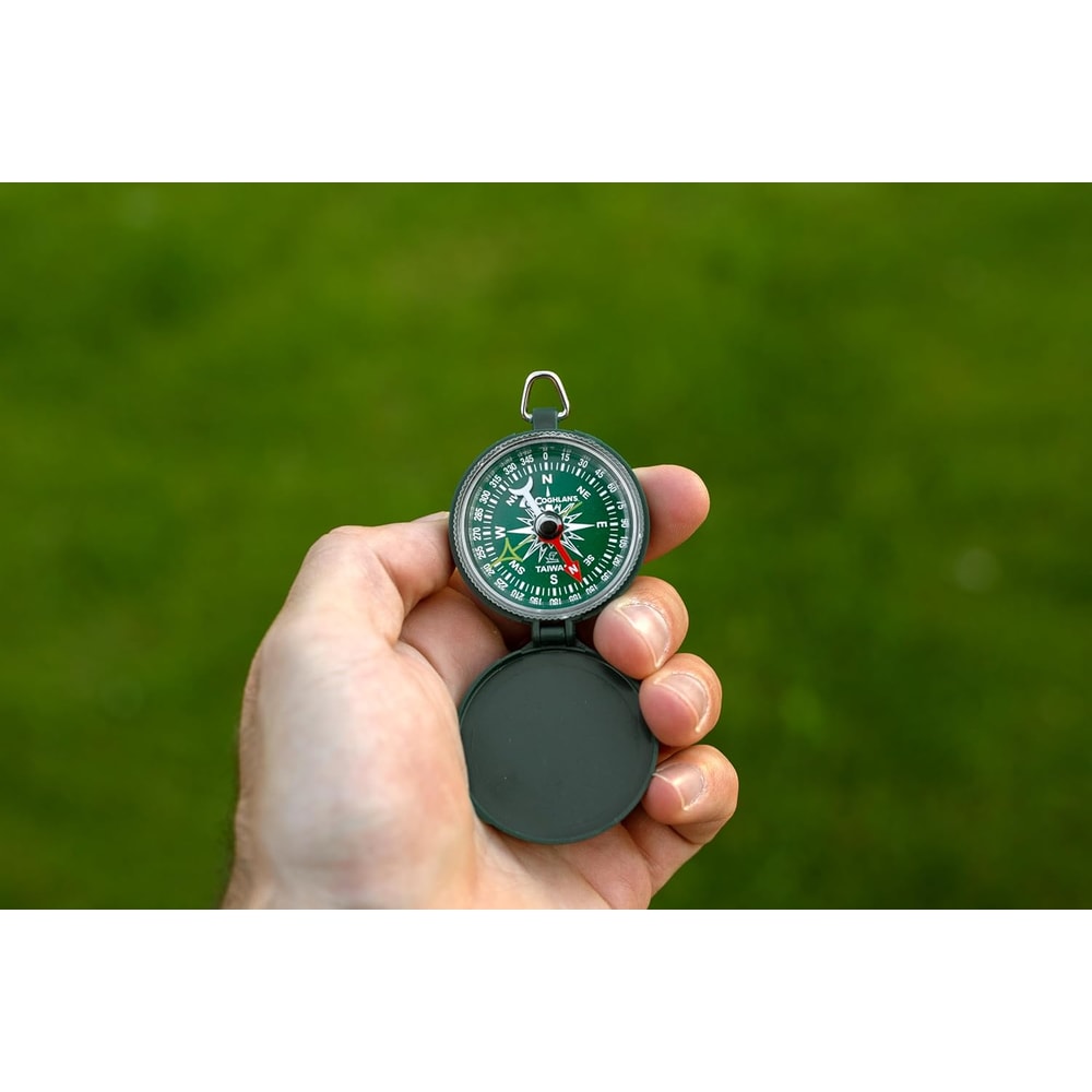 Compact Liquid Filled Compass for Camping, Hiking & Outdoor Navigation