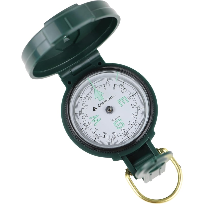 Military Grade Lensatic Compass For Hiking Survival Navigation 0