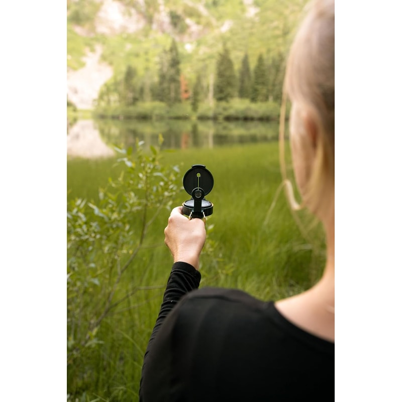 Military Grade Lensatic Compass For Hiking Survival Navigation 5