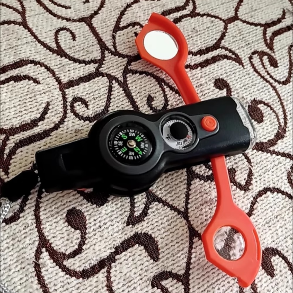 Survival Whistle With Compass Flashlight Outdoor Gear 1