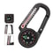 Premium Outdoor Multi Tool Compass Carabiner with Thermometer