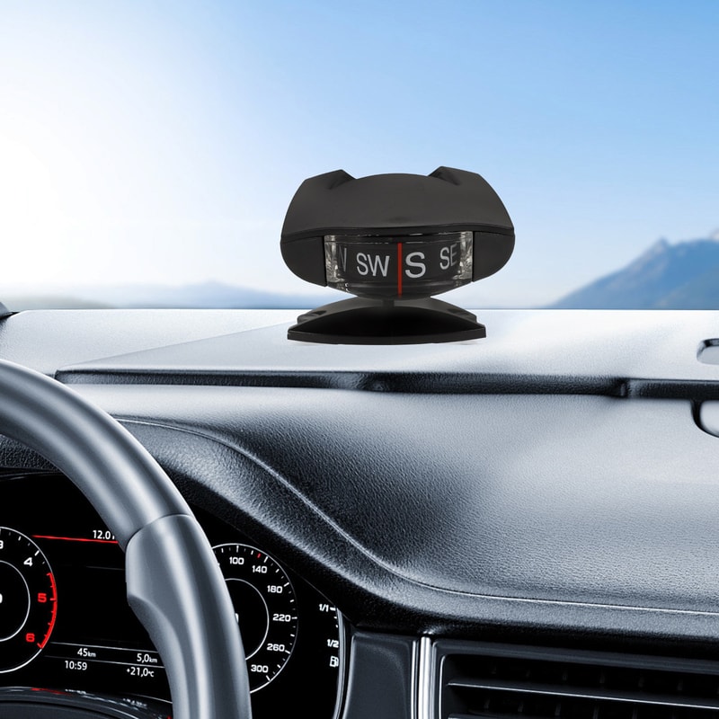 High Precision Vehicle Car Compass with Dashboard Inclinometer for Motorcycles & Boats
