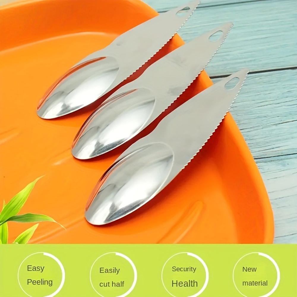 Stainless Steel Kiwi Knife and Fruit Pulp Scoop
