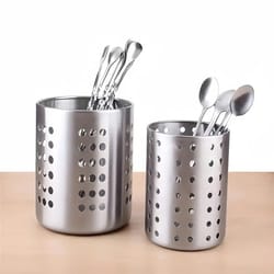 stainless steel chopstick holder and cutlery storage box for kitchen countertops