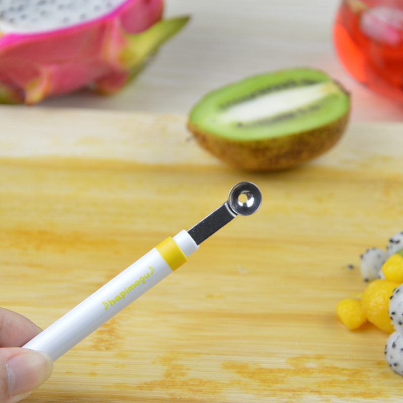 Double Ended Melon Baller Stainless Steel Fruit Scoop Spoon 3