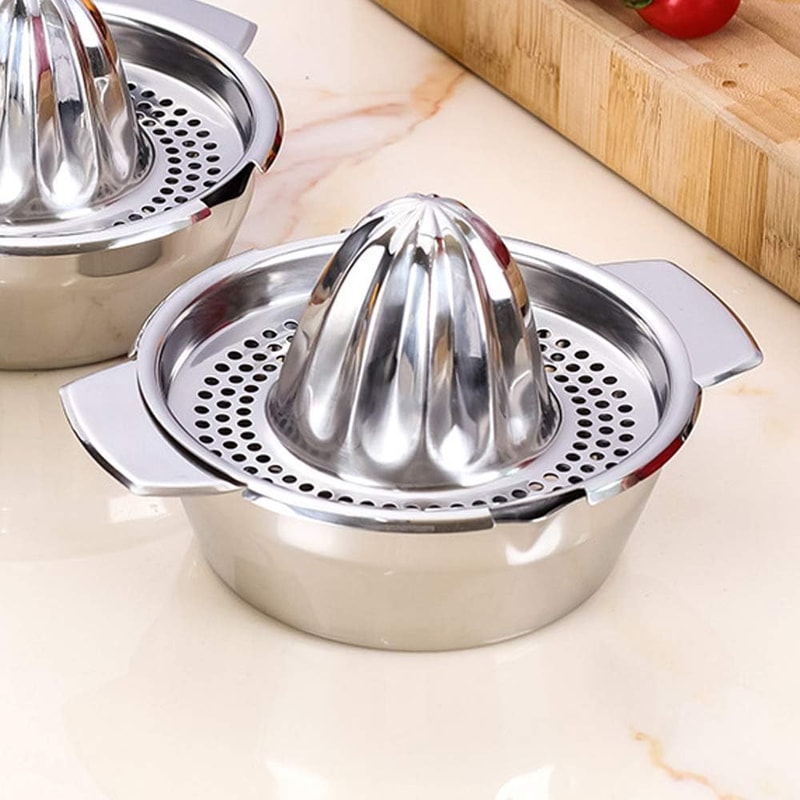 Mini Stainless Steel Lemon Squeezer Manual Citrus Juicer for Fresh Juice