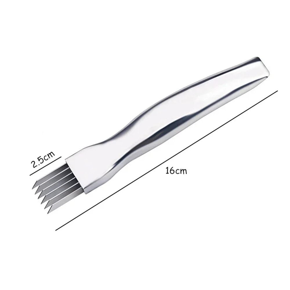 Stainless Steel Green Onion Slicer and Scallion Cutter for Fast Herb Prep