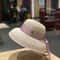 Womens Straw Sun Hat With Bow And Wide Brim 2
