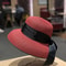 Womens Straw Sun Hat With Bow And Wide Brim 3