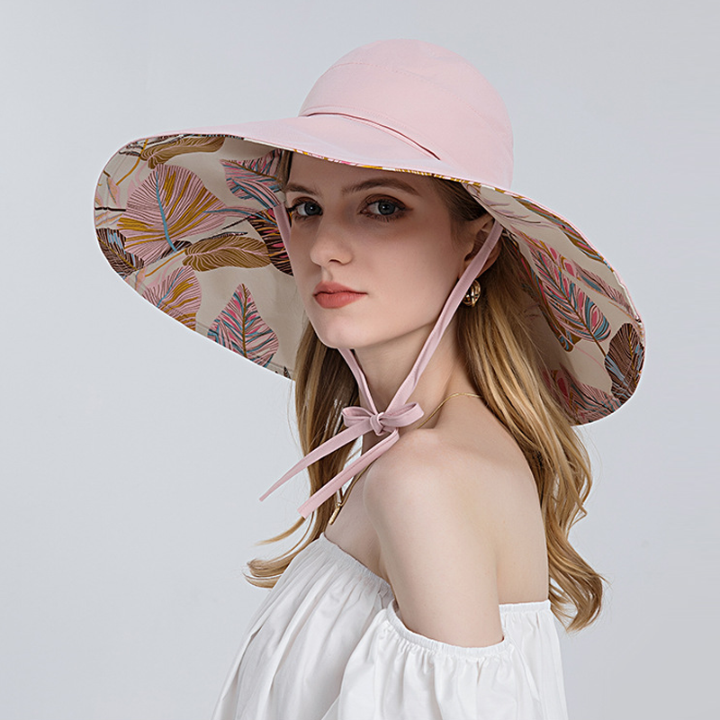 Foldable Wide Brim Sun Hat With Adjustable UV Shade For Beach Fishing Hiking 2