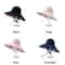Foldable Wide Brim Sun Hat With Adjustable UV Shade For Beach Fishing Hiking 5