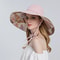 Foldable Wide Brim Sun Hat With Adjustable UV Shade For Beach Fishing Hiking 8