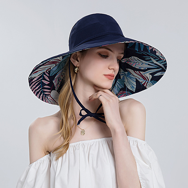 Foldable Wide Brim Sun Hat With Adjustable UV Shade For Beach Fishing Hiking 9
