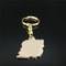 Iran Map Stainless Steel Keychain Persian Zoroastrian Gift 2