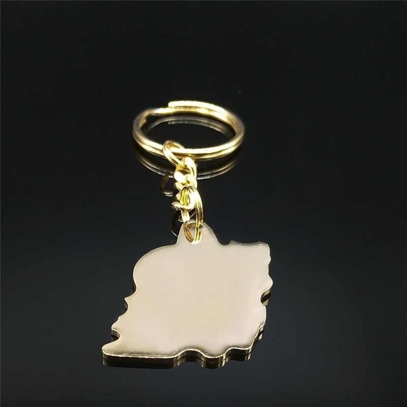 Iran Map Stainless Steel Keychain Persian Zoroastrian Gift 2