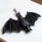 Handmade Bat Wallet Keychain Genuine Leather Coin Purse