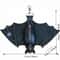 Handmade Bat Wallet Keychain Genuine Leather Coin Purse