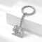 Persian Lion Sun Keychain Stainless Steel Iran Flag Keyring 2