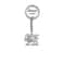 Persian Lion Sun Keychain Stainless Steel Iran Flag Keyring 6