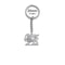 Persian Lion Sun Keychain Stainless Steel Iran Flag Keyring 6