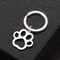 Silver Stainless Steel Dog Paw Keychain For Car Keys And Pet Lover Gifts 3