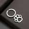 Silver Stainless Steel Dog Paw Keychain For Car Keys And Pet Lover Gifts 4