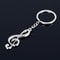 Treble Clef Metal Keychain Music Note Keyring Gift for Musicians