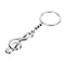 Treble Clef Metal Keychain Music Note Keyring Gift for Musicians