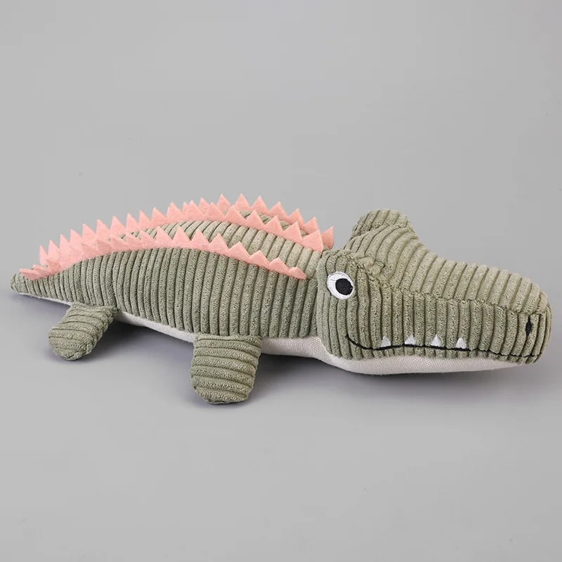 Crocodile Squeaky Dog Toy Plush Puppy Chew Toy 6