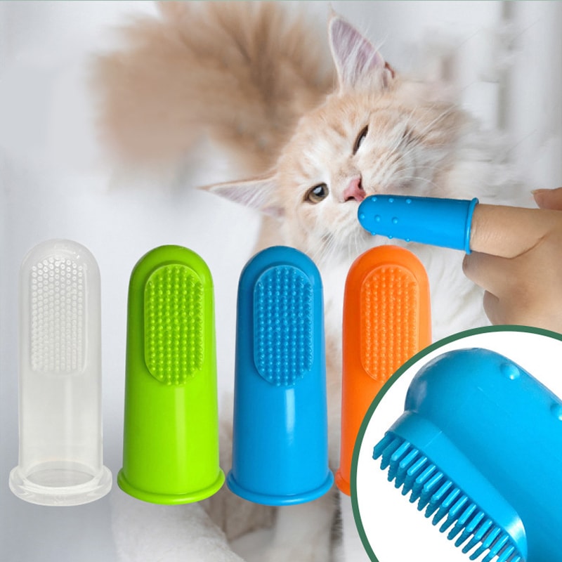 Soft Dog Toothbrush Set for Gentle Dog Teeth Cleaning and Pet Oral Care