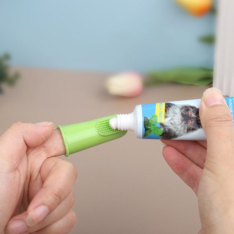 Soft Dog Toothbrush Set for Gentle Dog Teeth Cleaning and Pet Oral Care