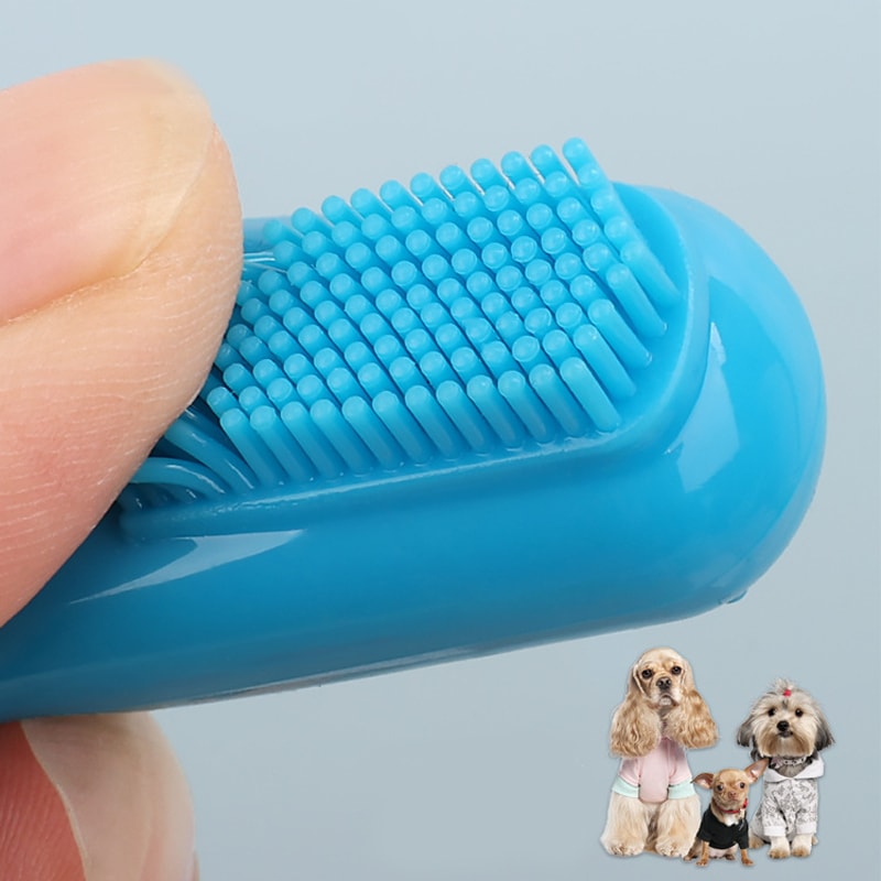 Soft Dog Toothbrush Set for Gentle Dog Teeth Cleaning and Pet Oral Care